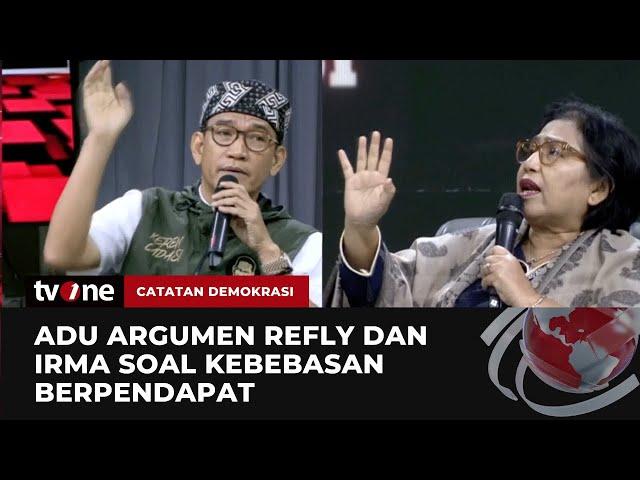 Refly: Harusnya Semua Anggota DPR itu Oposisi terhadap Pemerintahan | Catatan Demokrasi tvOne