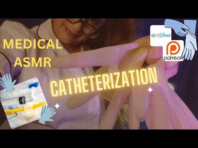 [ASMR] TENDER NURSE  Catheterization  #roleplay #asmrmedical #glovesounds #personalattention
