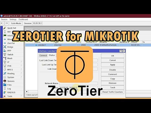 Tutorial ZeroTier di MikroTik untuk Remote Semua Perangkat Gratis tanpa VPN