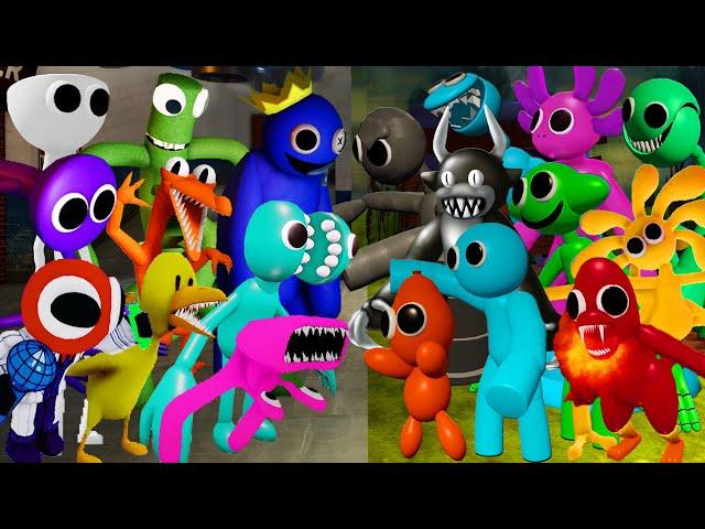 New Rainbow Friends VS Accurate Rainbow Friends RP ALL PHASES  FNF New Mod (Roblox Rainbow Friends)