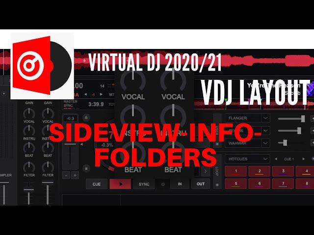 Virtual Dj 2020/2021 : Sideview, Info, Sidelist,