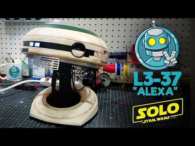 I made an L3-37 "Alexa"  -- Solo: A Star Wars Story