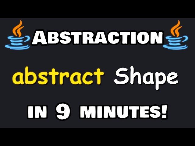 Learn ABSTRACTION in 9 minutes! ️