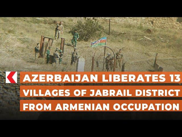 Azerbaijan liberates 13 villages of Jabrail district from Armenian occupation