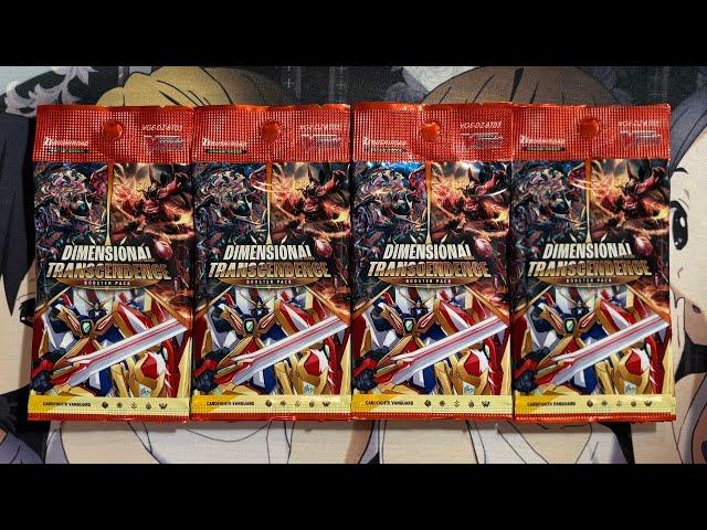 Opening My Dimensional Transcendence Cardfight Vanguard DivineZ Sneak Preview Booster Packs