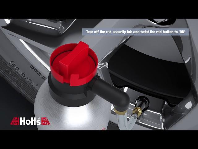 Holts Tyreweld Instructions - How to use it to repair tyre punctures