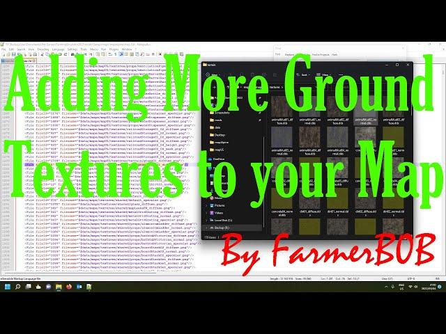 How to add more ground textures to your FS22 or FS19 Map