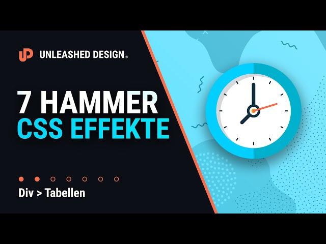  7 CSS Animationen in je ⏱ einer Minute!  [TUTORIAL]