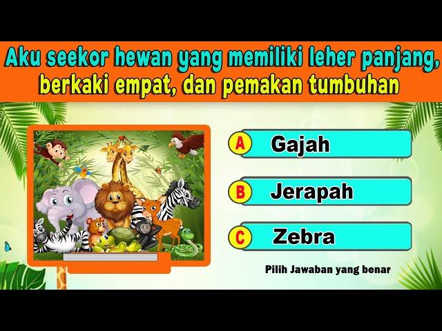  KUIS TEBAK NAMA HEWAN - Quiz Animal || Cerdas Cermat Indonesia