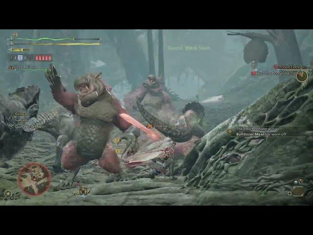 Monster Hunter Wilds Get to Congalala Mass Monster Fight with Charge Blades