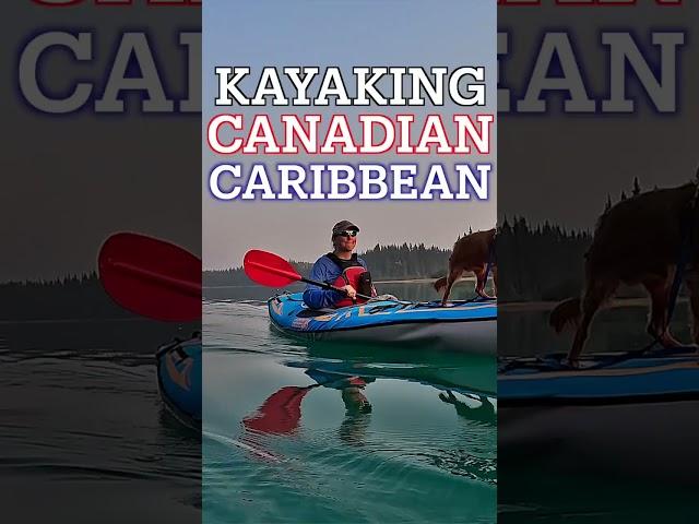 How is this in CANADA? Amazing Blue Waters to Kayak! #canada #adventure #kayak