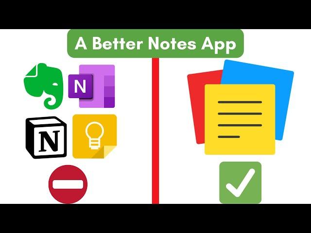 Best Notes App You've NEVER Heard Of... Alternative to Notion, Evernote, Google Keep, Onenote