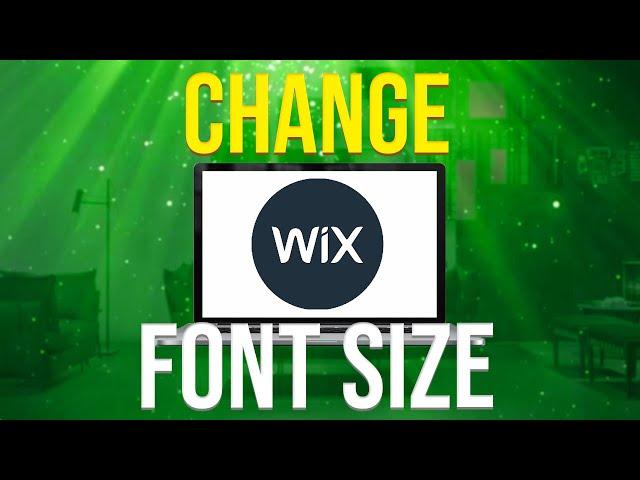 How To Change Font Size In Wix (2022)