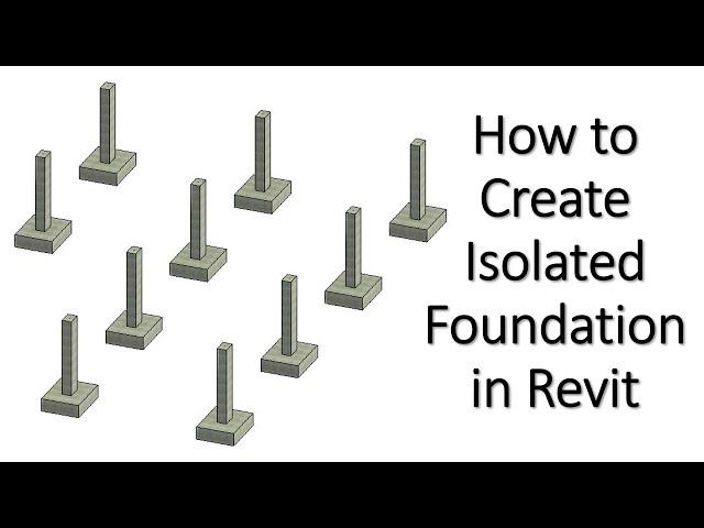 How to Create Isolated Foundation in Revit