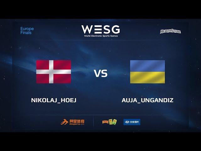 Nikolaj_Hoej vs Auja_Ungandiz, WESG 2017 Hearthstone European Qualifier Finals