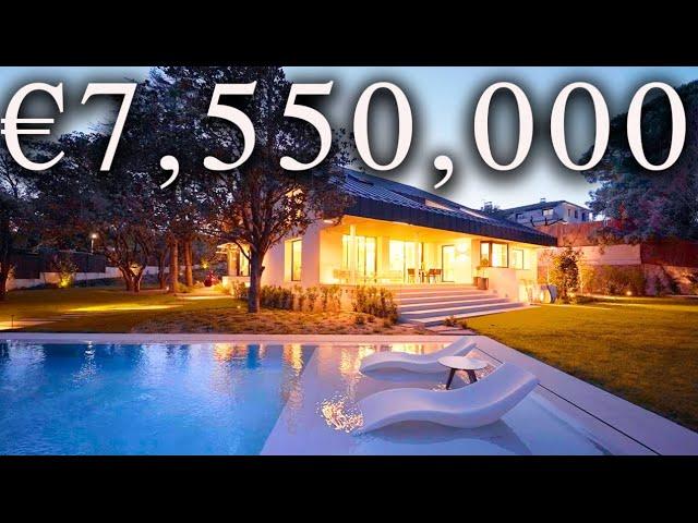 Touring €7,550,000 Ultra Modern Home in Madrid with Cinema, Spa, Gym and more!