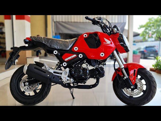 New 2021 Honda GROM MSX 125 Red-Black