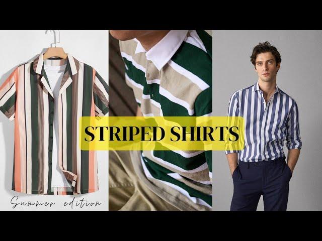 Stripes shirts for men | Men's shirt haul 2023 | fashion fuel