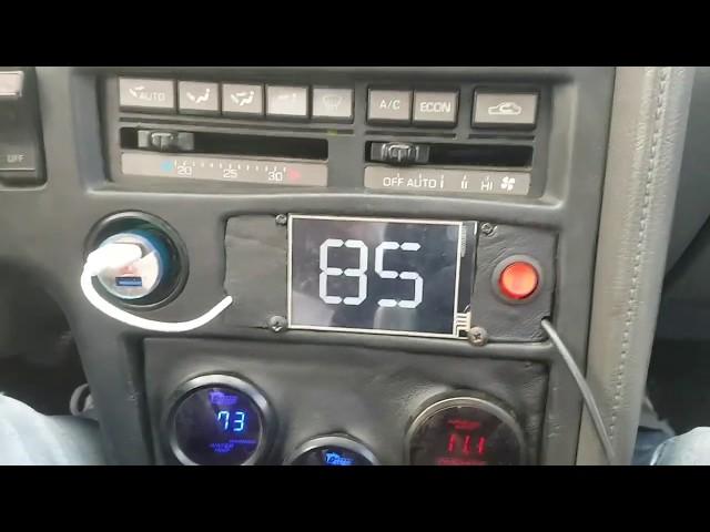 Arduino digital speedometer 2jz supra mk3