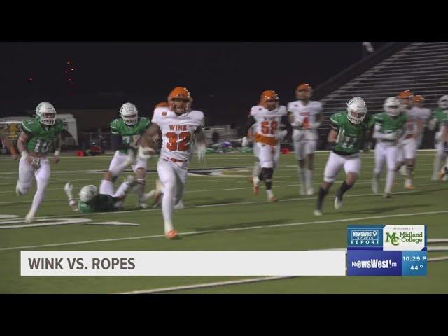 Playoffs: Wink vs. Ropes