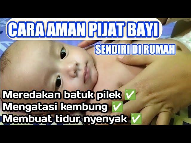 PIJAT BAYI UNTUK MEREDAKAN BATUK PILEK DAN MENGATASI KEMBUNG | PIJAT TERBAIK