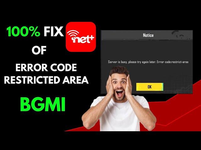 FIX of ( ERROR CODE RESTRICTED AREA ) in BGMI.