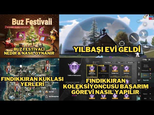 FINDIKKIRAN NEREDE BULUNUR & YERLERİ | PUBG MOBİL BUZ FESTİVALI & KIŞ EVİ | FINDIKKIRAN BAŞARIMI