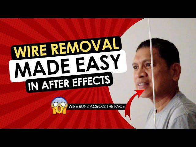 Wire Removal Made Easy | Adobe After Effects Tutorial