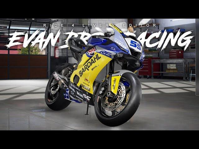 RIDE 4 - Evan Bros Racing Team 2020 (Livery Editor)