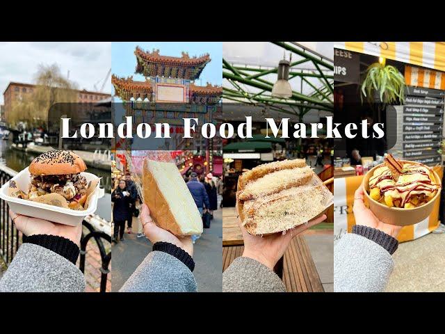 Best LONDON FOOD MARKETS - Camden, Borough, Mercato and Maltby