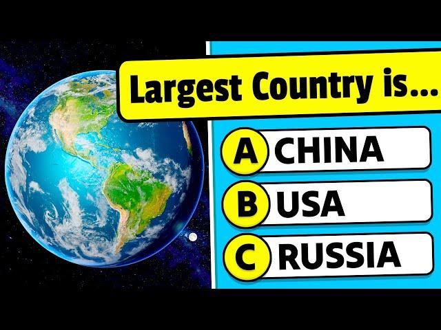 How Good is Your Geography Knowledge?  Geography General Knowledge Trivia Quiz