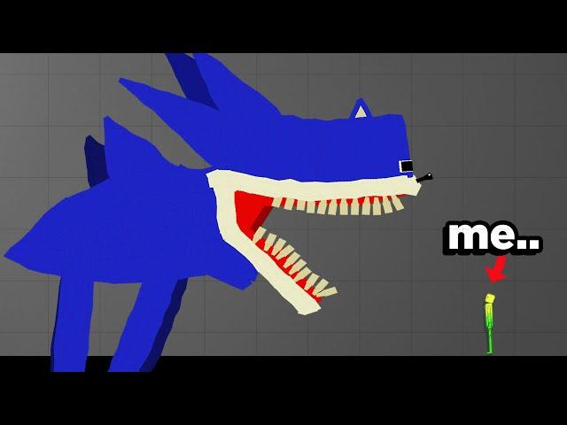 SHOCKING SHIN SONIC Monster EATS Ragdolls!