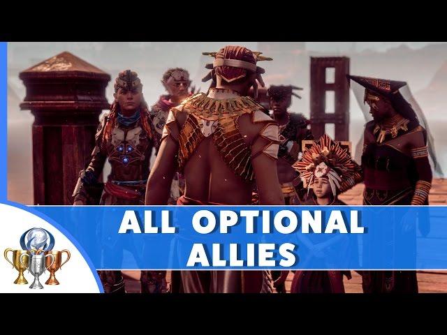 Horizon Zero Dawn - All Optional Allies Joined -How to Get All Optional Allies For Defense