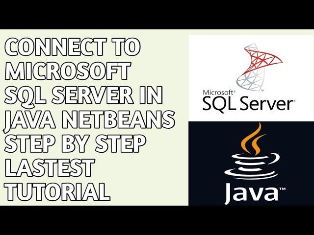 JDBC: Java Connect Microsoft SQL Server | Connect MSSQL Server Java | JDBC in Java