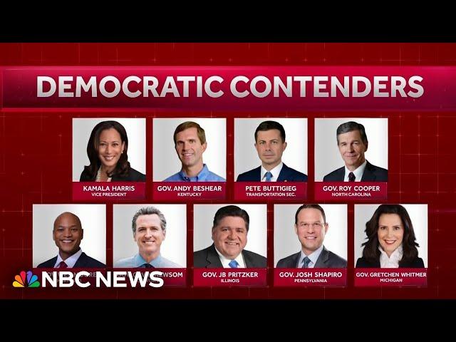 Who are potential contenders to replace Biden in the 2024 race