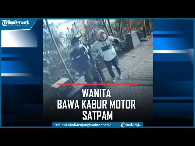 Kronologi Wanita Bawa Kabur Motor Satpam di Tangerang