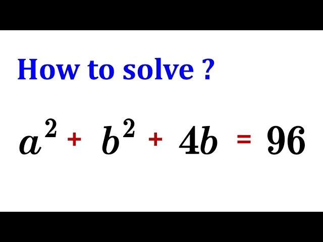 Math Olympiad Question | Equation Solving | You should learn this trick!