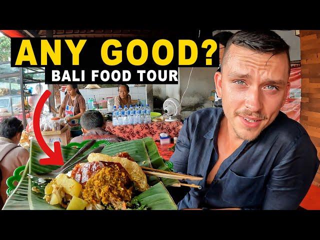 Ultimate Bali Food Tour! Trying Indonesian Street Food