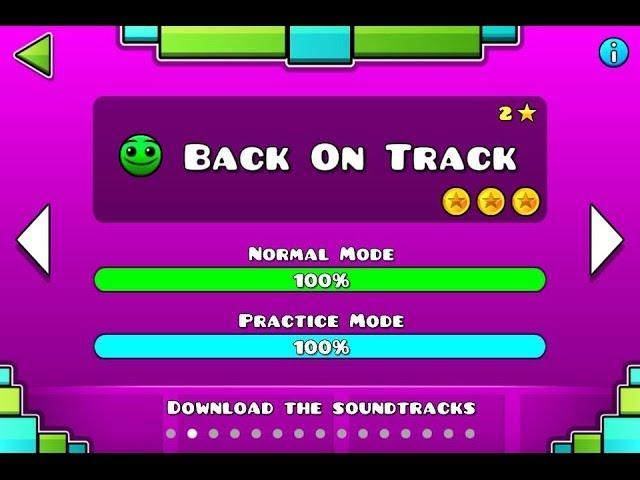 Geometry Dash - Level 2: Back On Track (All Coins)