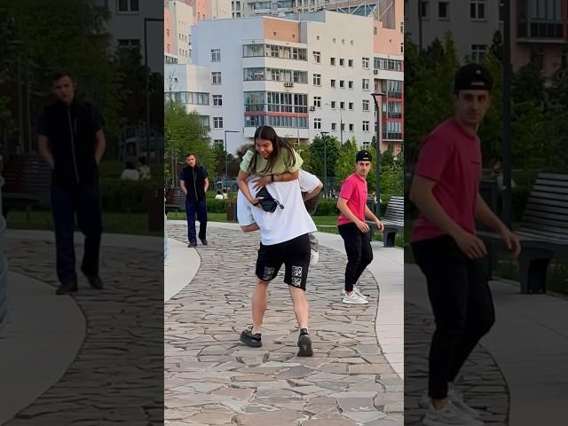 Advanced Way to Pick Up a Girl Like a Pro🫣 #kiryakolesnikov #prank #funny #comedy