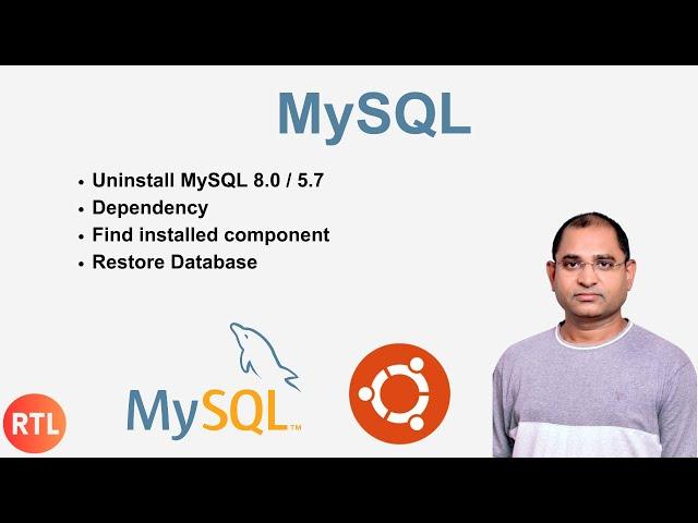 How To Uninstall MySQL 5.7 / 8.0 Completely From Ubuntu Server | Lec 11 |  Hindi @rajtechleader