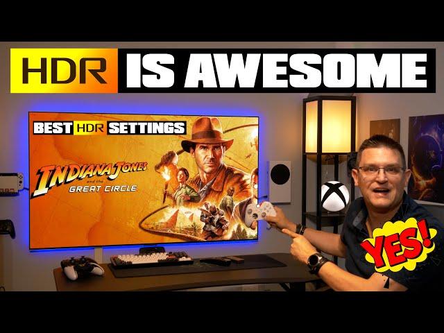 Indiana Jones and the Great Circle - Best HDR Settings PC - HDR Tech Review - Great HDR On PC