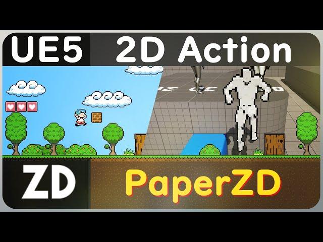 【UE5】 PaperZD | How to Make 2D Games | Unreal Engine 5