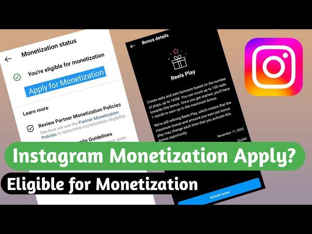 Instagram Monetize Enable | Complete Guide To Use Instagram Monetization Features | Eligible Insta