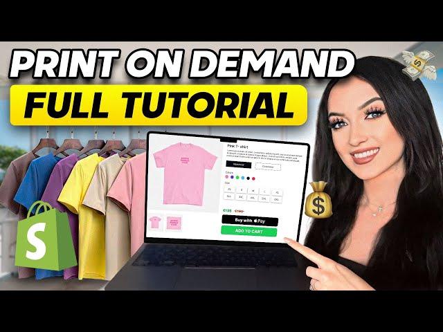 How to Start Print on Demand (STEP BY STEP) FREE COURSE