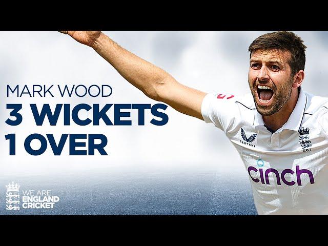  Thrilling FAST Bowling | Mark Wood Takes Three Wickets in One Over | England v West Indies