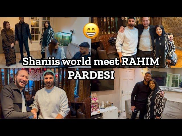 AN EVENING OF FUN MEETING RAHIM PARDESI || A FAMILY MEAL WITH TAYA AND TAYI AMMA EATING OUT 