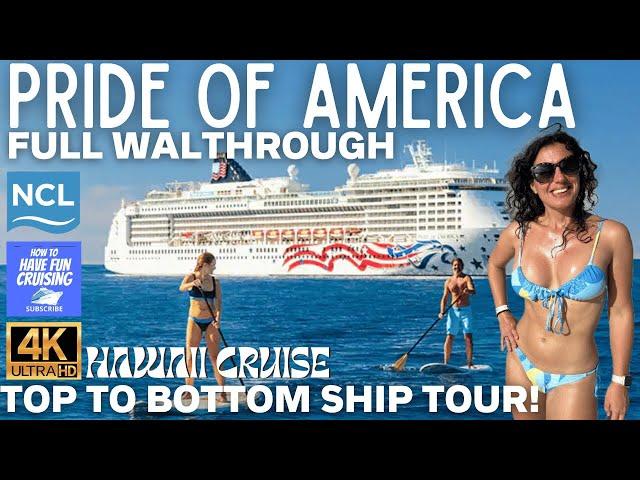 Norwegian Pride of America Cruise Ship Walkthrough | Hawaii Cruise