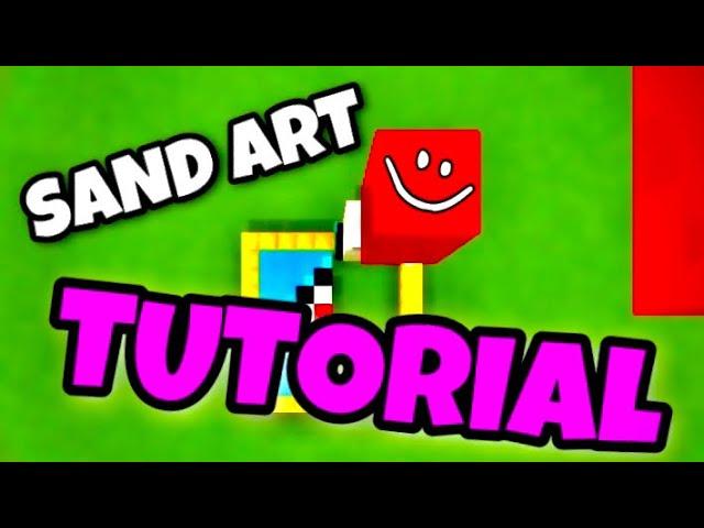 How to create falling SAND ART in MINECRAFT | Tutorial | Bedrock and Java!