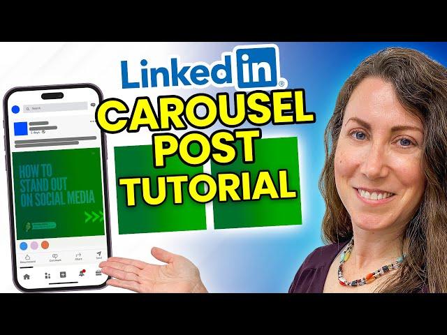 How to Create EYE-CATCHING LinkedIn Carousels | FULL GUIDE